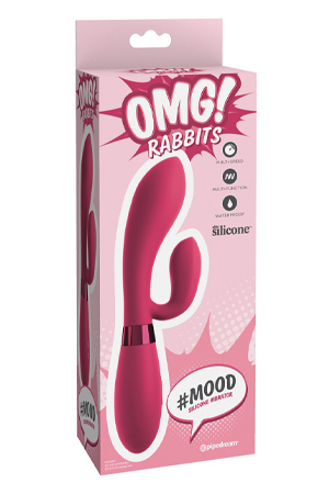 Vibratore Rabbit OMG! Mood 21cm Rosa