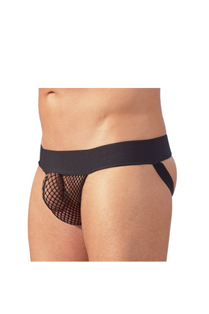 Slip Jock con Apertura Posteriore Nero. Taglia M